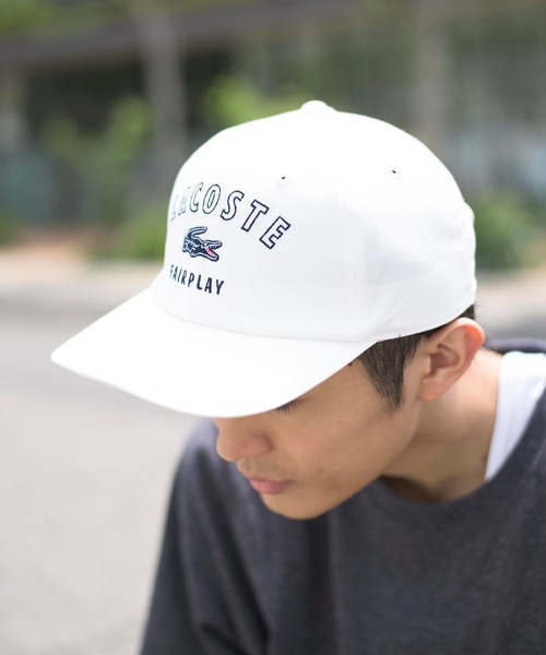 LACOSTE(ラコステ)の「【LACOSTE】ラコステFairplay CAP ローキャップ L3502(キャップ・メンズ・ネイビー/ホワイト/ブラック・FREE)」の7枚目の写真