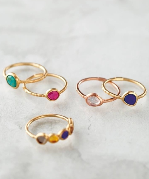 agete（アガット）の「【スキニーストーン】K10リング（10144111058）（リング・レディース・イエローゴールド・#9/#11）」の5枚目の写真