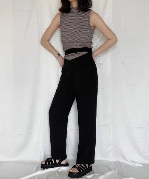 musubore（ムスボレ）の「波ソールレースアップサンダル（サンダル・レディース・ブラック・S/M/L）」の11枚目の写真