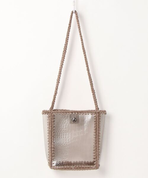 cepo(セポ)の「クリアアミコミバッグ(ハンドバッグ・レディース・クリア/ブラウン・FREE)」の10枚目の写真