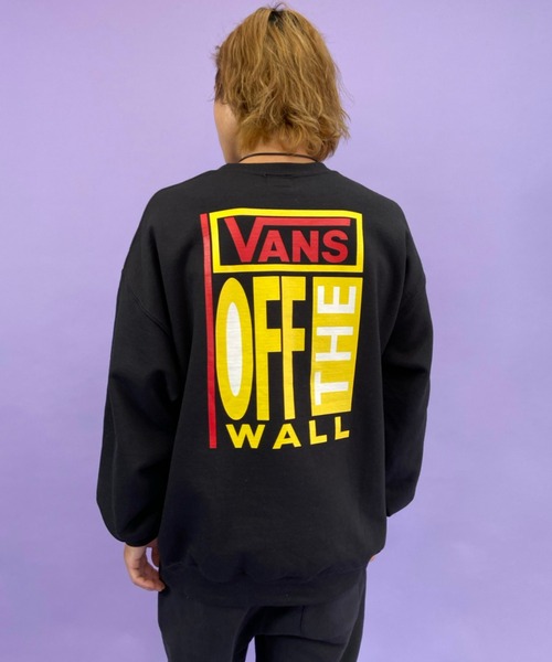 VANS（バンズ）の「VANS/バンズ　ルーズシルエット　バックプリントスウェット 121K1040100（スウェット・メンズ・ベージュ/ブラック/レッド・S/M/L/XL）」の9枚目の写真