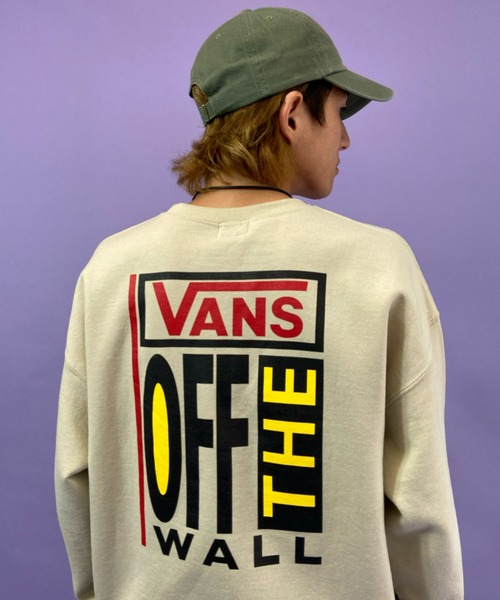 VANS（バンズ）の「VANS/バンズ　ルーズシルエット　バックプリントスウェット 121K1040100（スウェット・メンズ・ベージュ/ブラック/レッド・S/M/L/XL）」の19枚目の写真