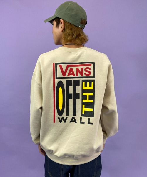 VANS（バンズ）の「VANS/バンズ　ルーズシルエット　バックプリントスウェット 121K1040100（スウェット・メンズ・ベージュ/ブラック/レッド・S/M/L/XL）」の18枚目の写真