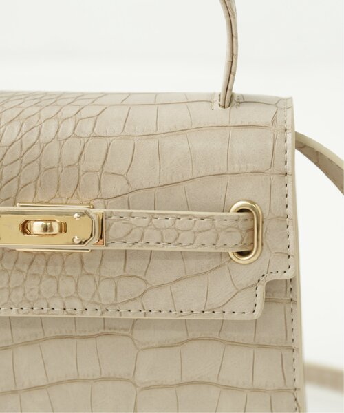 RAY CASSIN(レイカズン)の「型押し2WAYショルダーバッグ(ショルダーバッグ・レディース・ブラック/パープル/キナリ・FREE)」の12枚目の写真