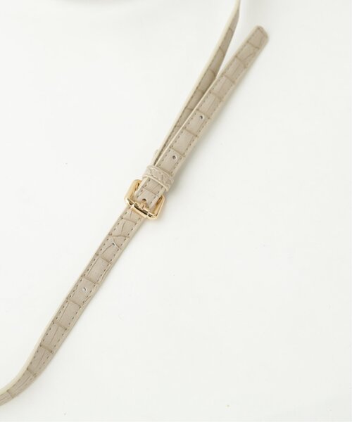 RAY CASSIN(レイカズン)の「型押し2WAYショルダーバッグ(ショルダーバッグ・レディース・ブラック/パープル/キナリ・FREE)」の10枚目の写真