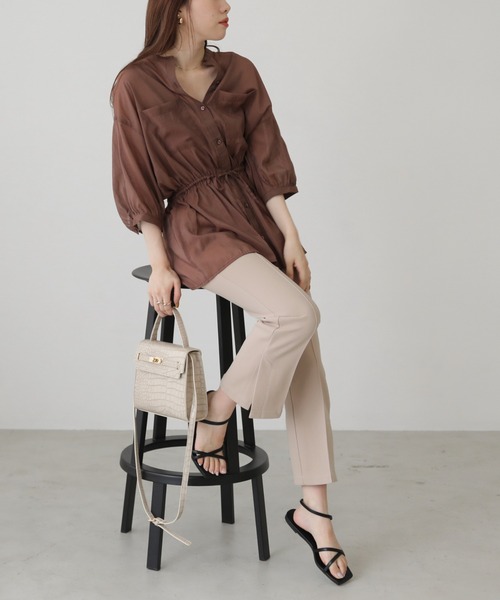 RAY CASSIN(レイカズン)の「型押し2WAYショルダーバッグ(ショルダーバッグ・レディース・ブラック/パープル/キナリ・FREE)」の21枚目の写真