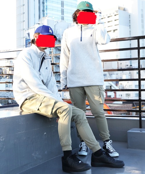 8(eight)(エイト)の「サルエルカーゴパンツ(カーゴパンツ・メンズ・ブラック/オリーブ/グレイッシュベージュ・MEDIUM/LARGE)」の12枚目の写真