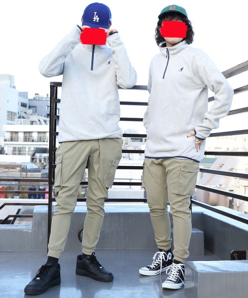 8(eight)(エイト)の「サルエルカーゴパンツ(カーゴパンツ・メンズ・ブラック/オリーブ/グレイッシュベージュ・MEDIUM/LARGE)」の6枚目の写真