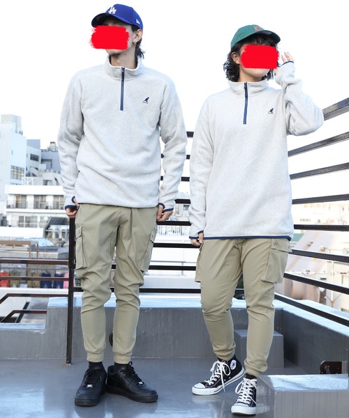 8(eight)(エイト)の「サルエルカーゴパンツ(カーゴパンツ・メンズ・ブラック/オリーブ/グレイッシュベージュ・MEDIUM/LARGE)」の4枚目の写真