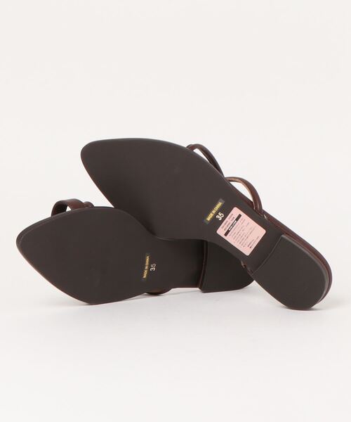 Daniella&GEMMA(ダニエラアンドジェマ)の「ポインテッドクロスストラップサンダル(サンダル・レディース・ダークブラウン/ライトパープル/オレンジ・37/35/36/40/38/39)」の5枚目の写真