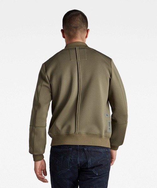 G-STAR（ジースター）の「NEOPRENE JACKET（ミリタリージャケット・メンズ・カーキオリーブ・X-SMALL/SMALL/MEDIUM/LARGE）」の3枚目の写真