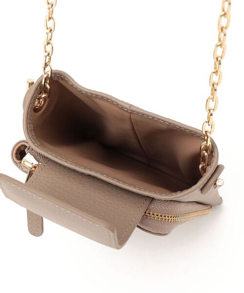 HASHIBAMI（ハシバミ）の「【SHIPS any別注】HASHIBAMI: マルチ モバイル ポシェット◇（ショルダーバッグ・レディース・ベージュ/ピンク/ブルー・ONE SIZE）」の11枚目の写真