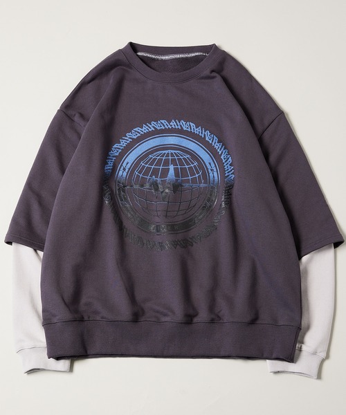 AIVER(アイバー)の「AIVER グラデーションレイヤードスウェット(スウェット・メンズ・ライトグレー/チャコールグレー/ブラック・LARGE/MEDIUM)」の19枚目の写真