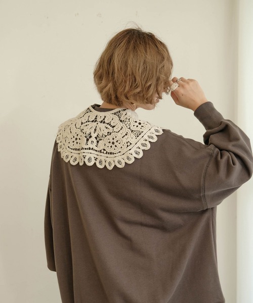 Bab（バブ）の「レース付け襟（付け襟・レディース・ブラック/アイボリー・ONESIZE）」の11枚目の写真