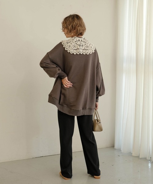 Bab（バブ）の「レース付け襟（付け襟・レディース・ブラック/アイボリー・ONESIZE）」の13枚目の写真