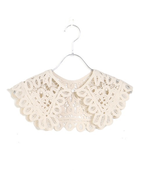 Bab（バブ）の「レース付け襟（付け襟・レディース・ブラック/アイボリー・ONESIZE）」の14枚目の写真