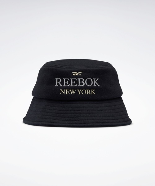 Reebok(リーボック)の「クラシックス ブランチ バケット ハット / Classics Brunch Bucket Hat(キャップ・メンズ・ブラック/アイボリー・LARGE)」の2枚目の写真