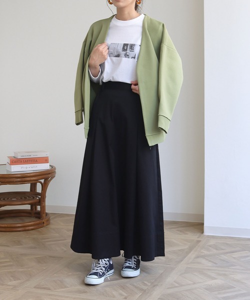 HER CLOSET(ハークローゼット)の「【HERCLOSET】フォトプリントロンT(Tシャツ/カットソー・レディース・チャコールグレー/ホワイト/ホワイト系その他/ベージュ・S/M)」の9枚目の写真