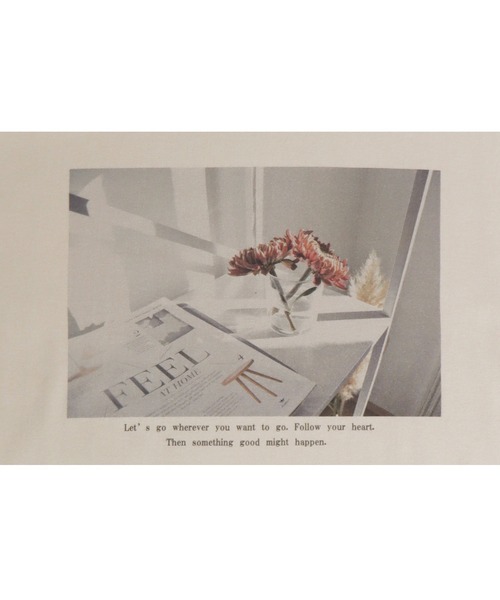 HER CLOSET(ハークローゼット)の「【HERCLOSET】フォトプリントロンT(Tシャツ/カットソー・レディース・チャコールグレー/ホワイト/ホワイト系その他/ベージュ・S/M)」の17枚目の写真