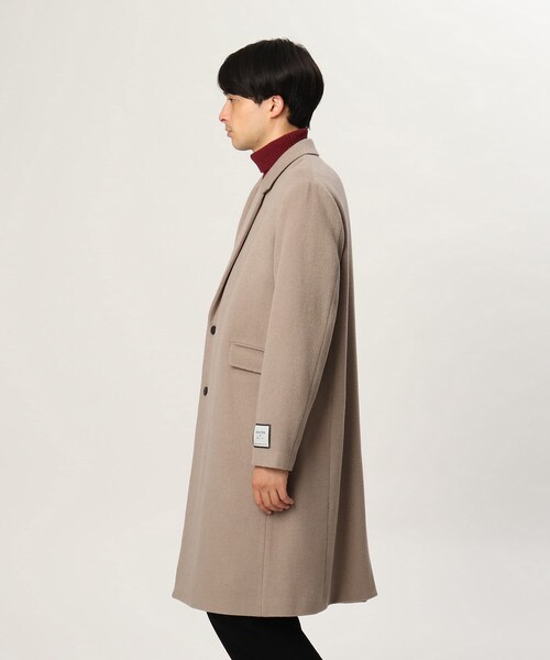 tk.TAKEO KIKUCHI(ティーケータケオキクチ)の「◆GiGaTexダブルチェスターコート(チェスターコート・メンズ・ライトパープル/ブラック/ライトベージュ/チャコール・03/01/02)」の7枚目の写真