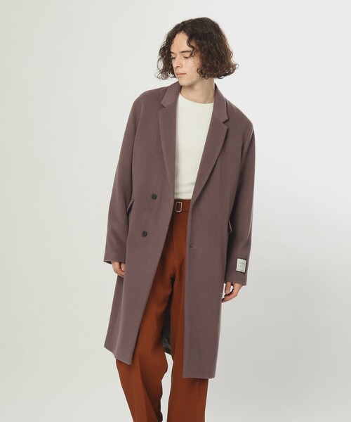 tk.TAKEO KIKUCHI(ティーケータケオキクチ)の「◆GiGaTexダブルチェスターコート(チェスターコート・メンズ・ライトパープル/ブラック/ライトベージュ/チャコール・03/01/02)」の21枚目の写真