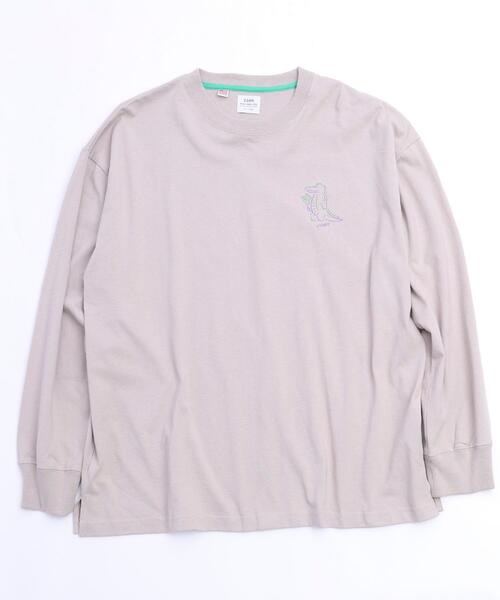 coen（コーエン）の「coen × 金安 亮 イラストロングスリーブTシャツ（Tシャツ/カットソー・メンズ・ホワイト/ベージュ/オリーブ・SMALL/MEDIUM/LARGE/X-LARGE）」の11枚目の写真