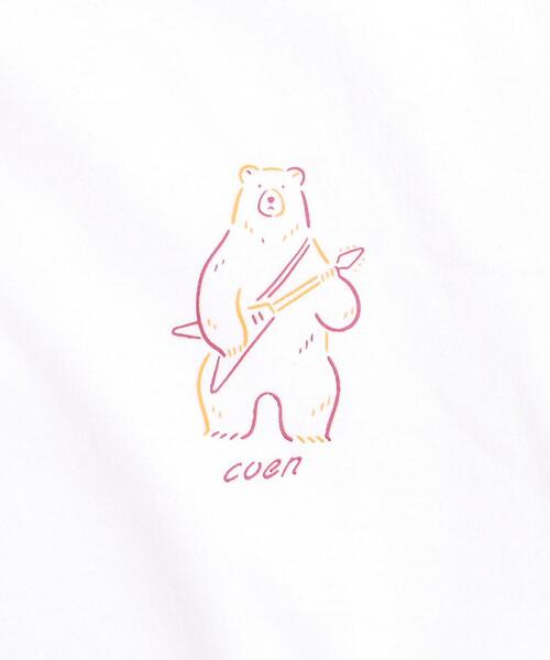 coen（コーエン）の「coen × 金安 亮 イラストロングスリーブTシャツ（Tシャツ/カットソー・メンズ・ホワイト/ベージュ/オリーブ・SMALL/MEDIUM/LARGE/X-LARGE）」の9枚目の写真