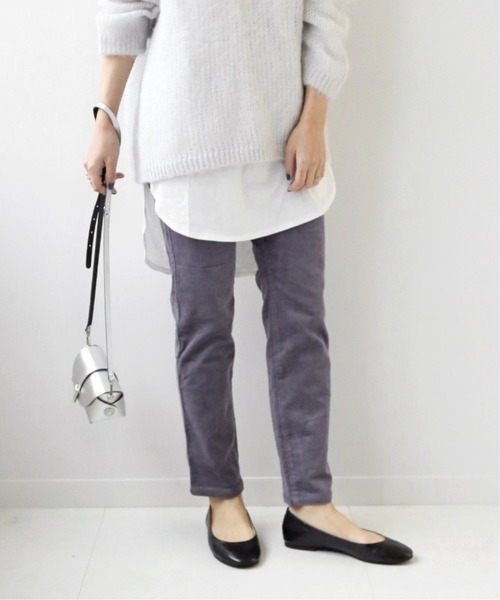 JOURNAL STANDARD relume(ジャーナルスタンダード レリューム)の「コーデュロイイージースキニーパンツ◆(その他パンツ・レディース・グレー・40/38/36)」の1枚目の写真
