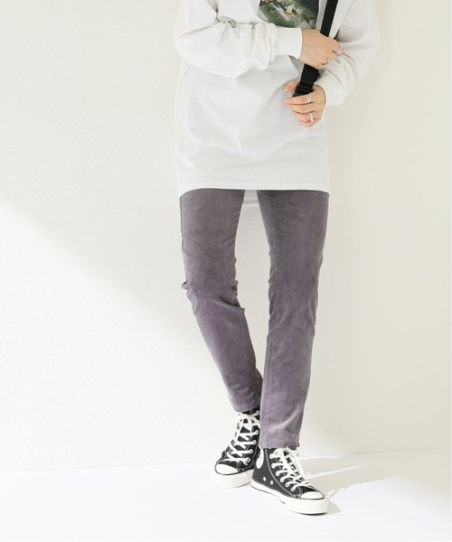 JOURNAL STANDARD relume(ジャーナルスタンダード レリューム)の「コーデュロイイージースキニーパンツ◆(その他パンツ・レディース・グレー・40/38/36)」の7枚目の写真