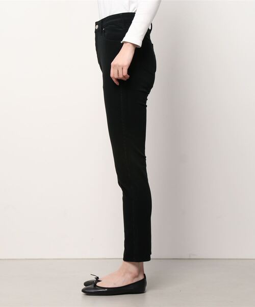 Lee（リー）の「Lee/リー　ストレッチコール スリット入り スキニーパンツ（その他パンツ・レディース・グレイッシュベージュ/アイボリー/ブラック・MEDIUM/X-SMALL/SMALL）」の4枚目の写真