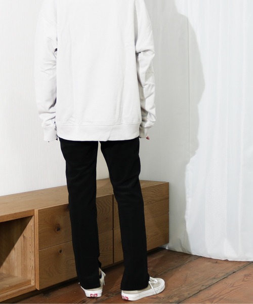 Lee（リー）の「Lee/リー　ストレッチコール スリット入り スキニーパンツ（その他パンツ・レディース・グレイッシュベージュ/アイボリー/ブラック・MEDIUM/X-SMALL/SMALL）」の9枚目の写真