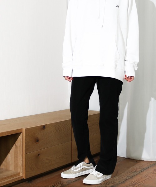 Lee（リー）の「Lee/リー　ストレッチコール スリット入り スキニーパンツ（その他パンツ・レディース・グレイッシュベージュ/アイボリー/ブラック・MEDIUM/X-SMALL/SMALL）」の13枚目の写真