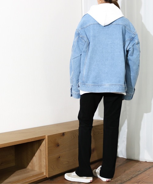 Lee（リー）の「Lee/リー　ストレッチコール スリット入り スキニーパンツ（その他パンツ・レディース・グレイッシュベージュ/アイボリー/ブラック・MEDIUM/X-SMALL/SMALL）」の18枚目の写真