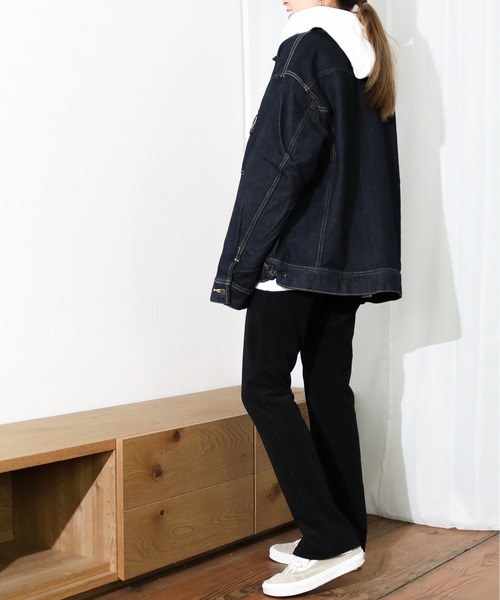 Lee（リー）の「Lee/リー　ストレッチコール スリット入り スキニーパンツ（その他パンツ・レディース・グレイッシュベージュ/アイボリー/ブラック・MEDIUM/X-SMALL/SMALL）」の21枚目の写真