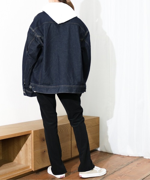 Lee（リー）の「Lee/リー　ストレッチコール スリット入り スキニーパンツ（その他パンツ・レディース・グレイッシュベージュ/アイボリー/ブラック・MEDIUM/X-SMALL/SMALL）」の22枚目の写真