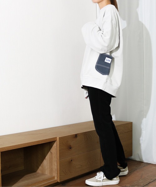 Lee（リー）の「Lee/リー　ストレッチコール スリット入り スキニーパンツ（その他パンツ・レディース・グレイッシュベージュ/アイボリー/ブラック・MEDIUM/X-SMALL/SMALL）」の8枚目の写真