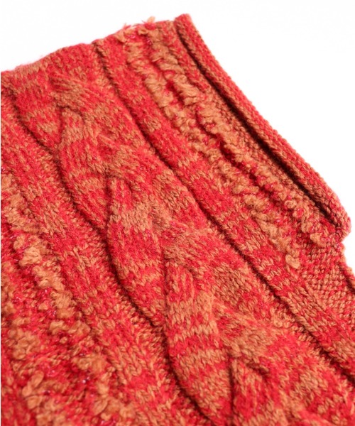 AlexanderLeeChang(アレキサンダーリーチャン)の「AlexanderLeeChang/アレキサンダーリーチャン BIG KNIT VEST ビッグニットベスト AC062103(ベスト・メンズ・ブラック/グレー/バーガンディー・2/3)」の5枚目の写真