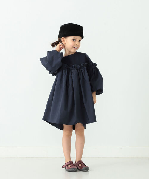 B:MING by BEAMS（ビーミングバイビームス）の「B:MING by BEAMS / 切替 フリルワンピース（90~150cm）（ワンピース・キッズ・ネイビー/オリーブ/ピンク系その他・90/100/110/120/130/140/150）」の9枚目の写真