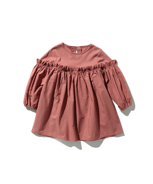 B:MING by BEAMS（ビーミングバイビームス）の「B:MING by BEAMS / 切替 フリルワンピース（90~150cm）（ワンピース・キッズ・ネイビー/オリーブ/ピンク系その他・90/100/110/120/130/140/150）」の13枚目の写真