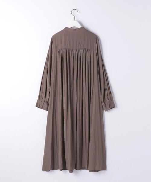 closet story(クローゼットストーリー)の「<closet story>ポリエステルサテン ギャザー ベルトワンピース -ウォッシャブル-(ワンピース・レディース・ネイビー/ピンク/モカ・FREE)」の21枚目の写真