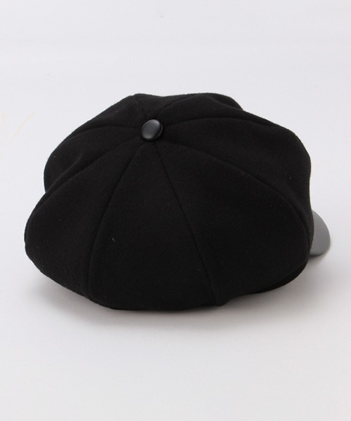 b・ROOM（ビールーム）の「フェイクウールキャスケット（キャスケット・キッズ・キャメル/ブラック・52cm/54cm）」の5枚目の写真