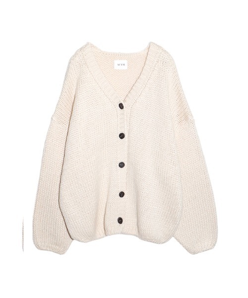 ACYM（アシーム）の「Lily knit カーディガン（ニット/セーター・レディース・ピンク/アイボリー・FREE）」の15枚目の写真