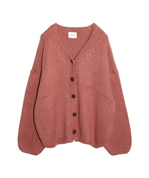 ACYM（アシーム）の「Lily knit カーディガン（ニット/セーター・レディース・ピンク/アイボリー・FREE）」の14枚目の写真