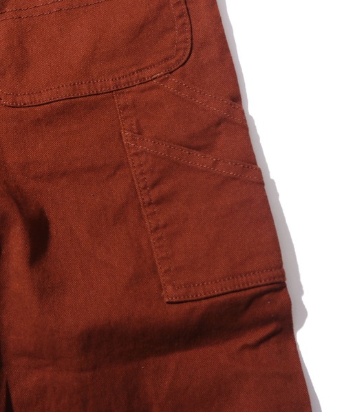 UNIVERSAL OVERALL（ユニバーサルオーバーオール）の「UNIVERSAL OVERALL/ユニバーサルオーバーオール T/C/Pu TWILL OVERALL オーバーオール キッズ アメカジ（サロペット/オーバーオール・キッズ・ブラウン/ベージュ・130/140/150）」の4枚目の写真