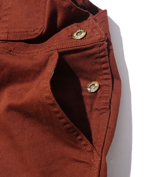 UNIVERSAL OVERALL（ユニバーサルオーバーオール）の「UNIVERSAL OVERALL/ユニバーサルオーバーオール T/C/Pu TWILL OVERALL オーバーオール キッズ アメカジ（サロペット/オーバーオール・キッズ・ブラウン/ベージュ・130/140/150）」の8枚目の写真