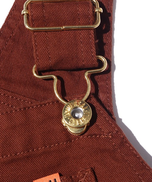 UNIVERSAL OVERALL（ユニバーサルオーバーオール）の「UNIVERSAL OVERALL/ユニバーサルオーバーオール T/C/Pu TWILL OVERALL オーバーオール キッズ アメカジ（サロペット/オーバーオール・キッズ・ブラウン/ベージュ・130/140/150）」の6枚目の写真