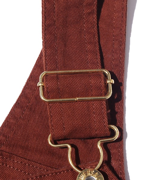 UNIVERSAL OVERALL（ユニバーサルオーバーオール）の「UNIVERSAL OVERALL/ユニバーサルオーバーオール T/C/Pu TWILL OVERALL オーバーオール キッズ アメカジ（サロペット/オーバーオール・キッズ・ブラウン/ベージュ・130/140/150）」の10枚目の写真