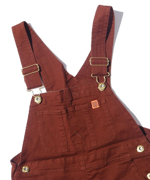 UNIVERSAL OVERALL（ユニバーサルオーバーオール）の「UNIVERSAL OVERALL/ユニバーサルオーバーオール T/C/Pu TWILL OVERALL オーバーオール キッズ アメカジ（サロペット/オーバーオール・キッズ・ブラウン/ベージュ・130/140/150）」の3枚目の写真