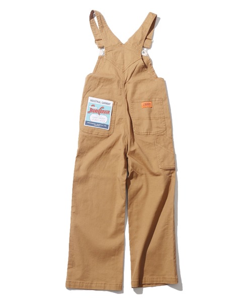 UNIVERSAL OVERALL（ユニバーサルオーバーオール）の「UNIVERSAL OVERALL/ユニバーサルオーバーオール T/C/Pu TWILL OVERALL オーバーオール キッズ アメカジ（サロペット/オーバーオール・キッズ・ブラウン/ベージュ・130/140/150）」の9枚目の写真