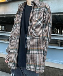 WHITELAND | WHITELAND/ホワイトランド/ツイードビッグシャツ(シャツ/ブラウス)